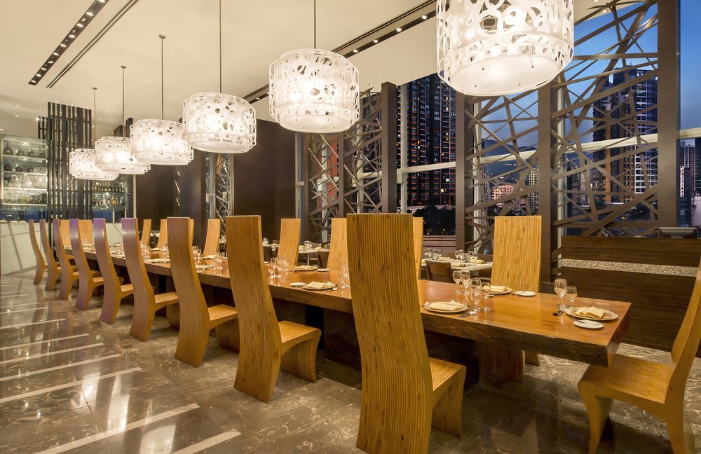 Nina Hotel Tsuen Wan West Hong Kong Esterno foto The interior of the restaurant